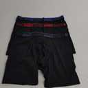 Hanes Men's Moves Performance Boxer Brief, Total Support Pouch, Regular, Trunk, and Long Leg, 3-Pack (Medium)