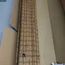 Cordless Bamboo Roman Shades 27x64in, Light Filtering Bamboo Blinds for Indoor Windows, Office, Bathroom and Living Room, Privacy Teak.