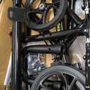 Economy Knee Scooter Steerable Knee Walker for Foot Injuries Compact Crutch Alternative with Dual Braking System (Black)