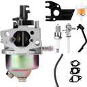 SOFO 212cc Carburetor Kit for Predator 4000 3000 3050 3200 4375 Watts Generator for Honda GX120 GX160 GX200 Generac 196cc 208cc 212cc 224cc 7HP 6.5HP Engine with Fuel Filter & Spark Plug