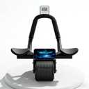 2026 Upgraded Ab Roller Wheel with Knee Mat &Timer - Automatic Rebound Abdominal Wheel with Elbow Support, Abs Workout Equipment for Core Strength Training, Ab Exercise Roller for Women Men