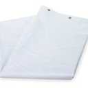 Industrial Grade 4EEY4 Shower Curtain, Nylon, White, 72x36