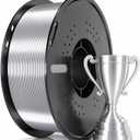 Silk PLA Filament 1.75mm+/-0.02mm,1kg (2.2lbs)/Spool, MetalSliver