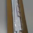 WEIXINHAI Spring Tension Curtain Rod for Windows 45 to 77 inch White Long Tension rod Adjustable Spring Curtain Rods No Drilling Short Tension Rod for Kitchen, Closet, Bathroom, Bookshelf