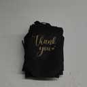 Roowest 50 Pcs Thank You Gift Bags with Handles Bulk Reusable Non Woven Foldable Bag for Wedding Birthday, 10 x 8 x 4 Inch