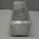 Qualirey 1 Pcs Humane Squirrel Trap Heavy Duty Live Animal Chipmunk Catch and Release Rat Trap for Outdoor Small Animals Mouse Raccoon Stray Cat Rodent Weasels (Silver)