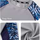 Men's Rash Guard T-Shirts UPF 50+ Baselayer Short Sleeve Skins Compression Performance Fit Tee (Gray, XXXL)