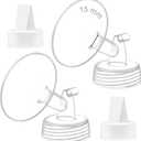 Maymom 15mm Flange and Duckbill Valve Compatible with Spectra S1 Spectra S2 Spectra 9 Plus Not Original Spectra Pump Parts Replace Spectra S2 Pump Parts Spectra Flange Spectra Duckbill Valve