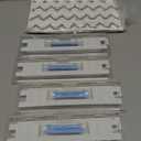 Reusable Replacement Pads Fit Shark Vac Mop VM252 VM251 VM250 VM200 VM190 VC205 QM250, Reusable Wet and Dry Mop Pads, Vacuum Mopping Pad Refills for Hard Floor Cleaning（4）