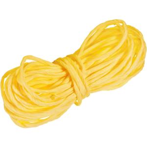 MECCANIXITY Raffia Paper Craft Rope Packing 16.4 Yards Handmade Twisted Paper Craft String/Cord for DIY Decoration Gift Packaging Lemon Yellow