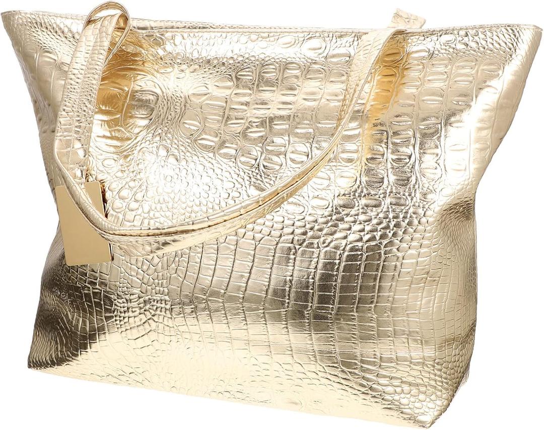 SOIMISS Extra Large Tote Bag for Women Duffle Bag Zipper Fashion Print Handbag Large Capacity Purse