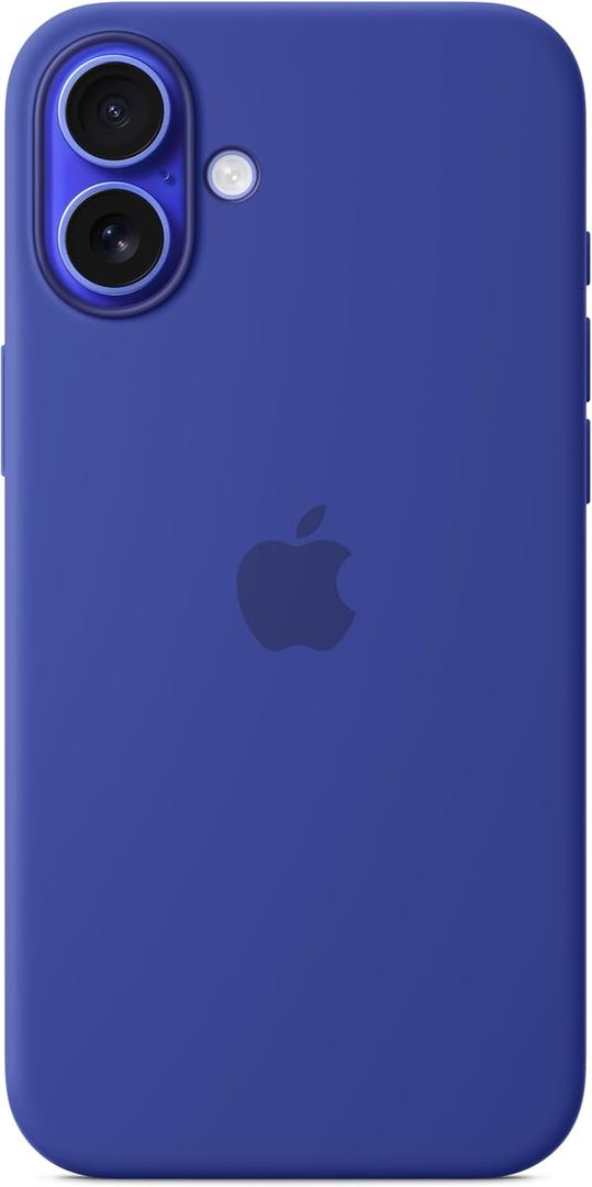 Apple iPhone 16 Plus Silicone Case with MagSafe and Camera Control: Lightweight Phone Case, Wireless Charging Compatible, Smooth Matte Finish; Ultramarine
