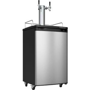 EdgeStar KC2000SSTWIN Full Size Stainless Steel Dual Tap Kegerator & Draft Beer Dispenser - Stainless Steel (silver)