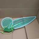 quescu 3pcs Light up Fairy Wings for Adults,LED Butterfly Wings for Girls,Angel Wings Halloween Costume Dress Up for Kids (Green)