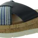 Earth Women's Finale Slide Sandal (6.5, Blue)