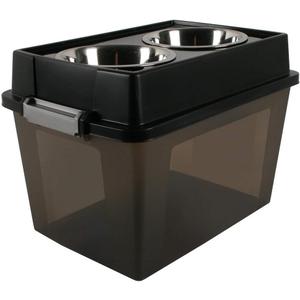 Elevated Pet Bowls with Storage 