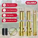 GELASKA 3 Pack TK95029 Quick Hitch Adapter Bushing Kit and S07070200 Cat 1 Top Link Pin and S07090100 Lynch Pin with Ring for Category I 3-Point Hitch Tractors