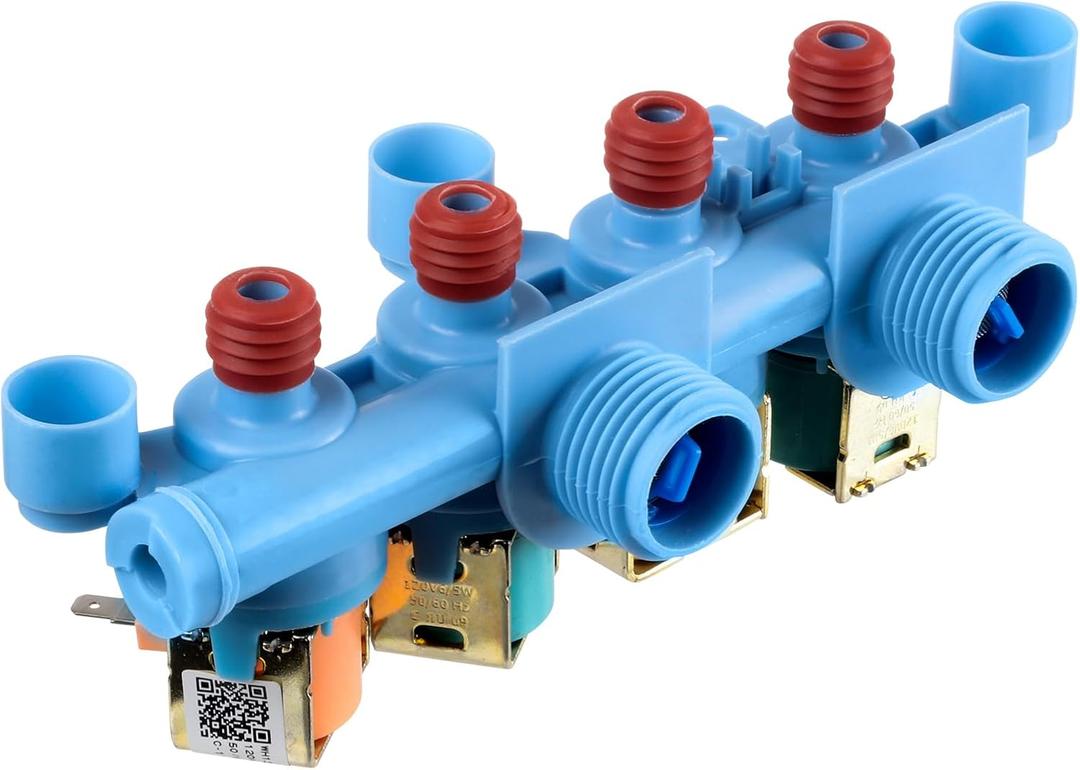 WH13X26637,WH13X24058 Water Inlet Valve Compatible With GE Washers GTW720BSN0WS,GTW680BSJ4WS,GTW685BPL0DG,GTW680BSJ6WS,GTW680BSJ5WS,GTW750CPL1DG, Replacement Part:WH13X26637-25PK,PS12171559, etc