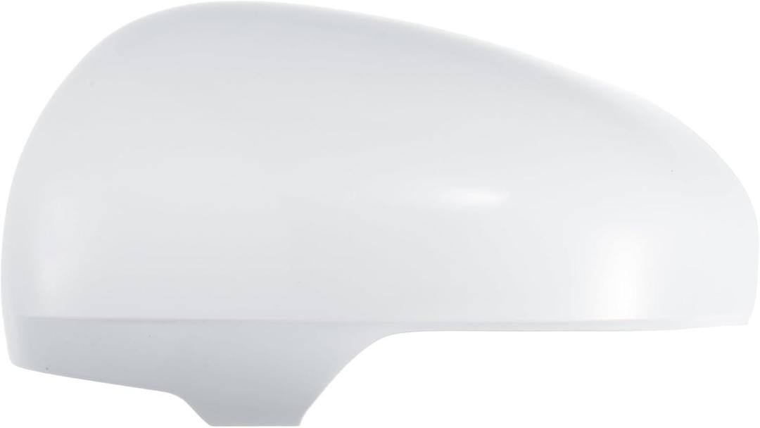 X AUTOHAUX Car Rear View Left Driver Side Mirror Cover Cap Replacement White for Toyota Reiz Prius 2010 2011 2012 Mirror Guard Covers Exterior Decoration Trims