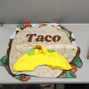Baby Taco Costume Set Cinco De Mayo Mexican Fiesta Taco Role Play with Hat for Boys and Girls Costume(6-12 Months)