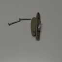 Thumb Latch for Andersen Sliding Door Lock Replacement, Heavy-Duty Zinc Alloy Gliding Door Lock Replacement Parts, Tribeca Style, w/Color-Matched Screws, Stone