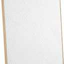 38 1/2"×27" Textured White Hanging Art