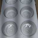 Kingrol 6 Pack Crystal Glass Dessert Bowls, 6.5 oz for Ice Cream, Fruit, Pudding, Snack, Cereal, Nuts - Premium Serving Dishes, Mini Trifle Bowl