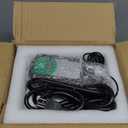 Greenhouse Heater with Thermostat, Auto Temperature Control Kit with Digital Display, Fast Heating, Overheat Protection, for Grow Tent, Greenhouse, Flower Room, Patio, Winter Plants (Black)