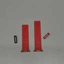 Bandletic Reversible Magnetic Straps Compatible with Apple Watch Bands 49mm/46mm/45mm/44mm/42mm(3/2/1) Men, Silicone Comfortable Strong Magnet for iWatch Series 11 10 Ultra SE3 9 8 7 6 5 4,Black Red