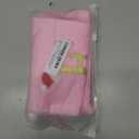 19 Inch Pink Velvet Stockings, Personalized Christmas Stocking, Embroidery Initial with White Pom Pom Trim, Holiday Fireplace Mantel & Xmas Party Decor, Letter F