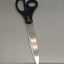 25" Ceremony Ribbon Cutting Scissors by Allures & Illusions, Black