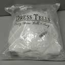 DRESSTELLS Formal Wedding Guest Dresses, 2025 Fall Bridesmaid Party Cocktail Evening Long Prom Lace Dress (Small, White)