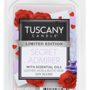 Mystery Musk: Leather & Rose Valentine's Wax Melt (2.5 oz) by Tuscany Candle SEASONAL, Secret Admirer