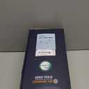 Cooling Cube Pillow for Side Sleepers, Square Memory Foam Side Sleeper Pillow Firm Soft Double-Sided Supportive, Support Head Neck Shoulder for Pain Relief Cervical Pillow, 24"x12"x6" (White-grey)