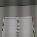 Daily Planner 2026-2027, 18 Month Planner with Tabs, January 2026 - June 2027 Weekly and Monthly Academic Year Calendar Spiral Time Management, 100GSM Thick Paper, Twin-Wire Binding, A5 Size, Checkered