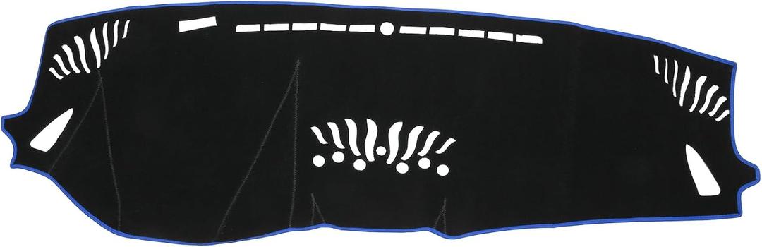Dash Cover for Subaru Outback Non-Slip | Center Console Dash Cover Mat Black Blue 1 Pcs