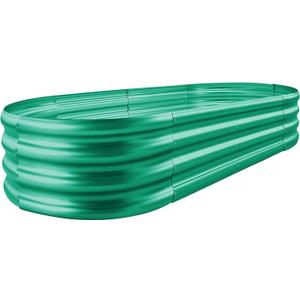 Land Guard Green Raised Bed, 63 ft Elevated Planter Box, Raised Beds for Gardening VegetablesGreen, 6×3×1ft(1pcs）