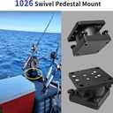 1026 Swivel Pedestal Mount for Models Black Small
