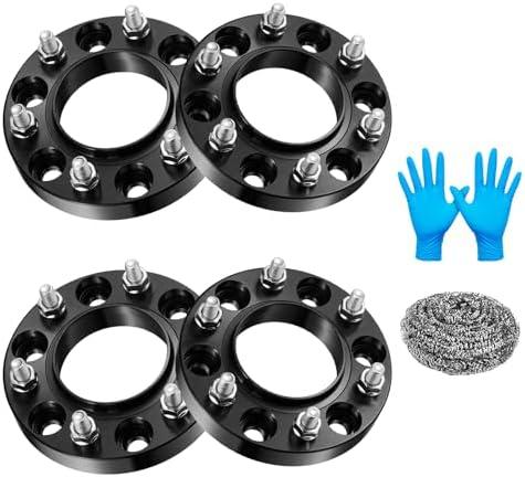 BDFHYK 6x139.7mm Wheel Spacers 1 inch 6x5.5 Hubcentric Wheel Spacer Compatible with 21-23 Bronco,11-23 Ranger, Forged 6 Lug Wheel Adapters M12x1.5 & 93.1mm Hub Bore, Set of 4