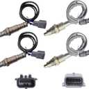 Automotive 4PCS Upstream Downstream Oxygen Sensor O2 Sensor Compatible with Nissan Altima Maxima Murano Pathfinder INFINITI QX60 Replace 2 * 234-9148 234-4985 234-4986