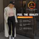 Thermal Underwear Tops for Women Long Sleeve Crewneck Shirts - Fleece Lined Soft Stretch Fitted Baselayer for Winter (Pink)