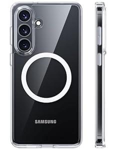 TORRAS Magnetic Shockproof for Samsung Galaxy S26 Case, [Non-Yellowing] [Fit for MagSafe] [12FT Military-Grade Protection] Transparent Protective Slim Case for Samsung Galaxy S26 Case, Diamond Clear