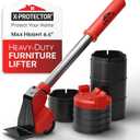 X-Protector Furniture Lifter Tool - Premium Furniture Jack Lifter Tool to Lift Furniture Easily - Appliance Lifter with 8.5" Adjustable Height - Ideal Jack to Lift Furniture Easily with Minimal Effort