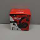 HyperX Cloud Alpha Wireless - Gaming Headset for PC, 300-hour battery life, DTS Headphone:X Spatial Audio, Memory foam, Dual Chamber Drivers, Noise-canceling mic, Durable aluminum frame,Red