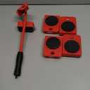 Furniture Lifter Tool & Furniture Moving Sliders Set 360 Rotating Wheels Up to 220 lbs, Refrigerator Movers Sliders with Smooth Glide, Non-Scratch Design for Hardwood Floors, Home & Office Appliances