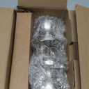 Moquin Passage Door Knob Without Lock or Key, Non-Locking Interior Round Ball Door Knob for Hallway or Closet, Satin Nickel