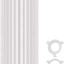 Drum Lamp Shades for Floor Lamps Tall Lamp Shade for Modern, 15.7"x5.9"x5.9" Replacement Lamp Shades, Large Pleated Linen Round Lamp Shade
