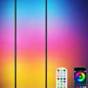 Corner Floor Lamp - 2 Pack LED Corner Lamp with App/Remote/Button Control, Smart LED Floor Lamp with Music Sync and 16 Million Colors, Color Changing Standing Lamp for Living Room, Bedroom