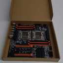 Desktop Motherboard, DDR4 LGA2011 3 CPU for Intel X99 Mainboard, Integrated RTL8111H Gigabit Network Card, M.2 NVMEPCIE X4 Channel, SATA3.0 USB3.0 6 Channel Sound Chip