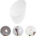 Uonlytech Horseshoe Lampshade Replacement 5-Pack Plastic Lamp Shade Covers for Floor Lamps Desk Lamps 5.35X4.33X1.37 Inches Durable Light Accessory for Living Room Bedroom Office (13.6x11x3.5cm)